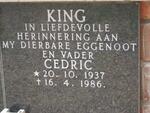 KING Cedric 1937-1986