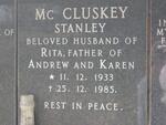 Mc CLUSKEY Stanley 1933-1985