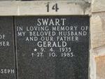 SWART Gerald 1935-1985