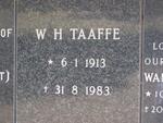 TAAFFE W.H. 1913-1983