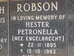 ROBSON Hester Petronella nee ENGELBRECHT 1895-1983