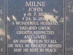 MILNE John 1925-2006