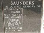 SAUNDERS Arthur Percy 1921-1986