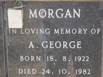 MORGAN A. George 1922-1982