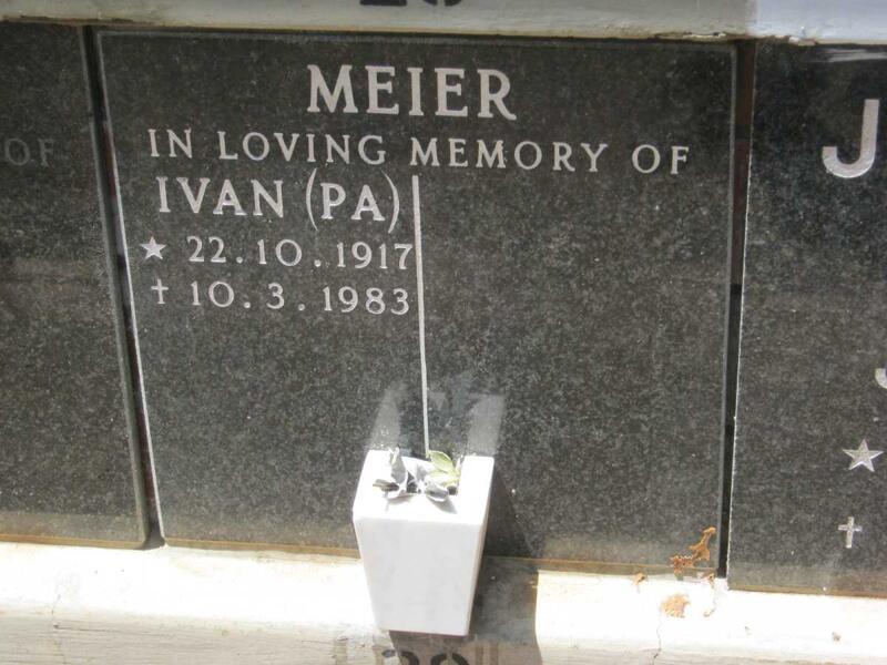 MEIER Ivan 1917-1983