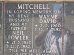 MITCHELL Neil Fowler 1937-1982 :: MITCHELL Wayne David 1960-1993