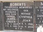 ROBERTS James Green 1907-1982 & Cynthia Joan 1922-2006