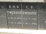 TWEEDIE K.H.B. 1909-1982 & C.P. 1915-1994