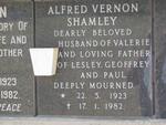 SHAMLEY Alfred Vernon 1923-1982