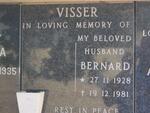 VISSER Bernard 1928-1981