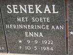 SENEKAL Enna 1922-1984