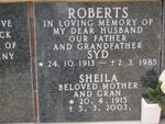 ROBERTS Syd 1913-1985 & Sheila 1915-2003
