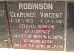 ROBINSON Clarence Vincent 1913-1981