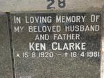 CLARKE Ken 1920-1981