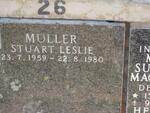 MULLER Stuart Leslie 1959-1980