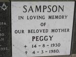 SAMPSON Peggy 1930-1980