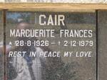 CAIR Marguerite Frances 1926-1979