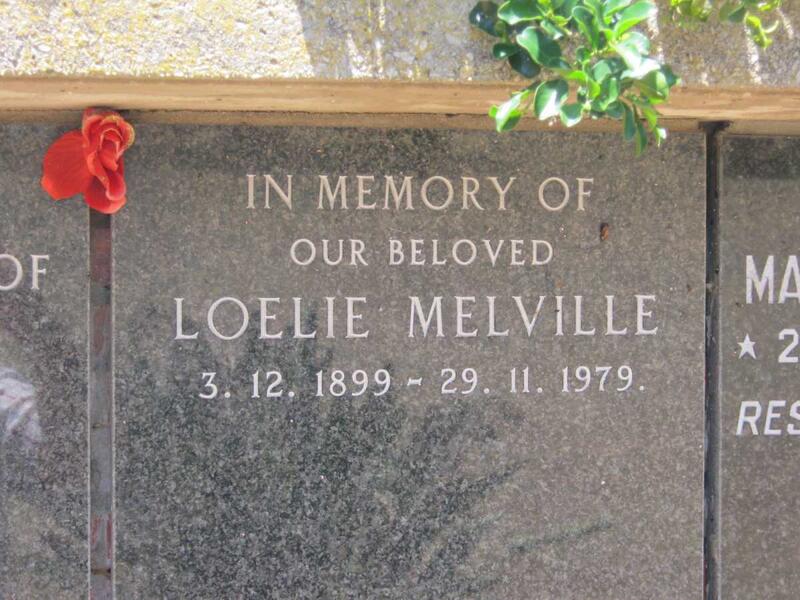 MELVILLE Loelie 1899-1979