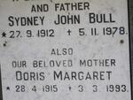 BULL Sydney John 1912-1978 & Doris Margaret 1915-1995