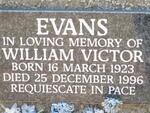EVANS William Victor 1923-1996