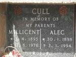 CULL Alec 1898-1994 & Millicent 1895-1976
