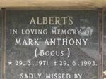 ALBERTS Mark Anthony 1971-1993