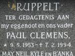 RUPPELT Paul Clemens 1953-1994