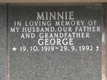MINNIE George 1919-1992