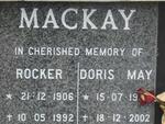 MACKAY Rocker 1906-1992 & Doris May 19??-2002