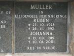 MULLER Ruben 1923-1992 & Johanna 1919-2001