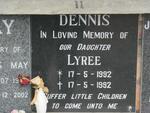 DENNIS Lyree 1992-1992