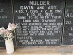 MULDER Gavin 1992 :: MULDER Joy 1969-1992
