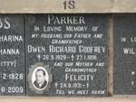 PARKER Owen Richard Godfrey 1929-1991 & Felicity 1931-