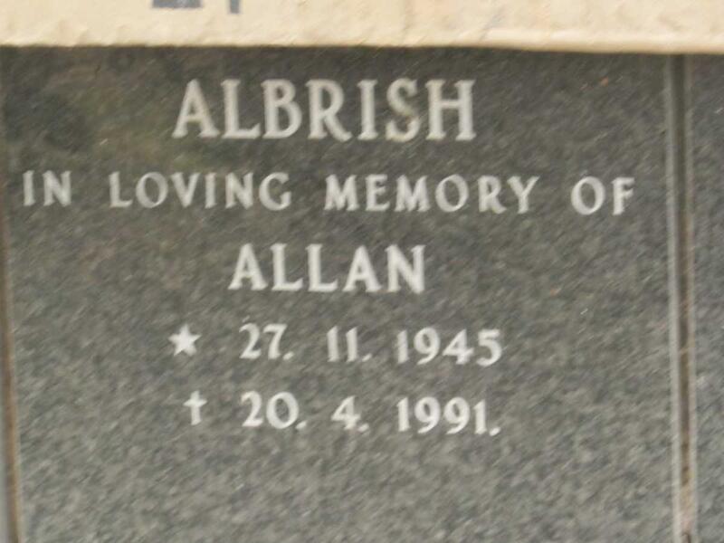 ALBRISH Allan 1945-1991