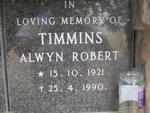 TIMMINS Alwyn Robert 1921-1990