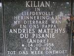 KILIAN Andries Matthys du Pisanie 1958-1990