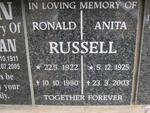 RUSSELL Ronald 1922-1990 & Anita 1925-2003
