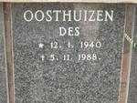 OOSTHUIZEN Des 1940-1988