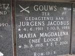 GOUWS Jurgens Jacobus 1911-1989 & Maria Magdalena LOOCK 1913-2001