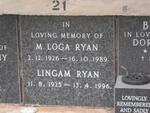 RYAN Lingam 1925-1996 & M. Loga 1926-1989