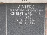 VIVIERS Christiaan J.A. 1934-1989
