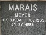 MARAIS Meyer 1934-1989
