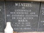WENTZEL Maria 1936-1988