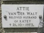 WALT Attie, van der -1973