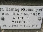 MITCHELL Alice S. 1904-1975
