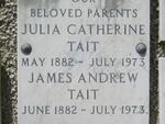 TAIT James Andrew 1882-1973 & Julia Catherine 1882-1973
