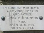 KING Oswald Robinson 1902-1974 