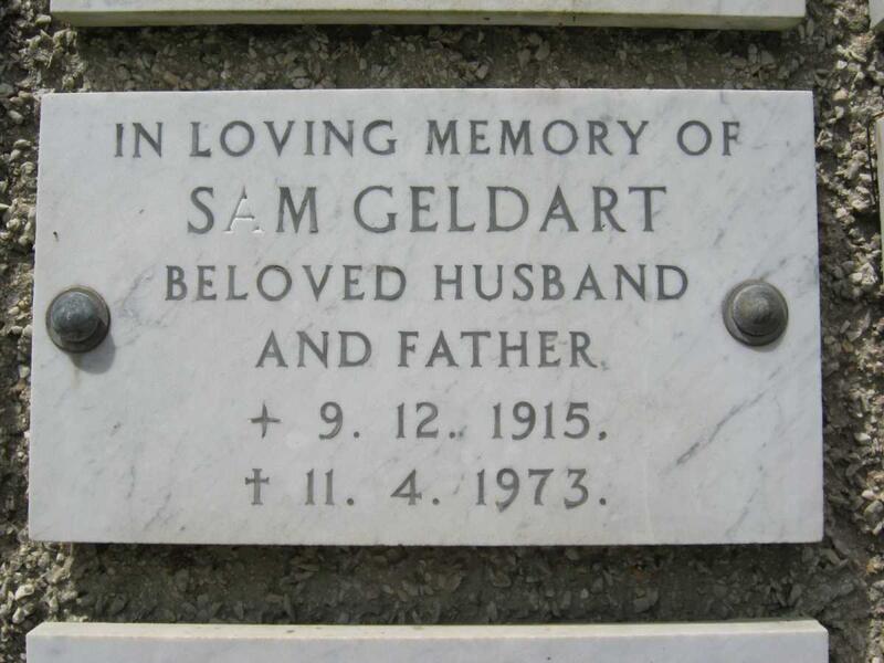 GELDART Sam 1915-1973
