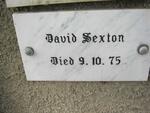 SEXTON David -1975