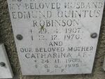 ROBINSON Edmund Quintus 1907-1970 & Catharina J.F. 1905-1995